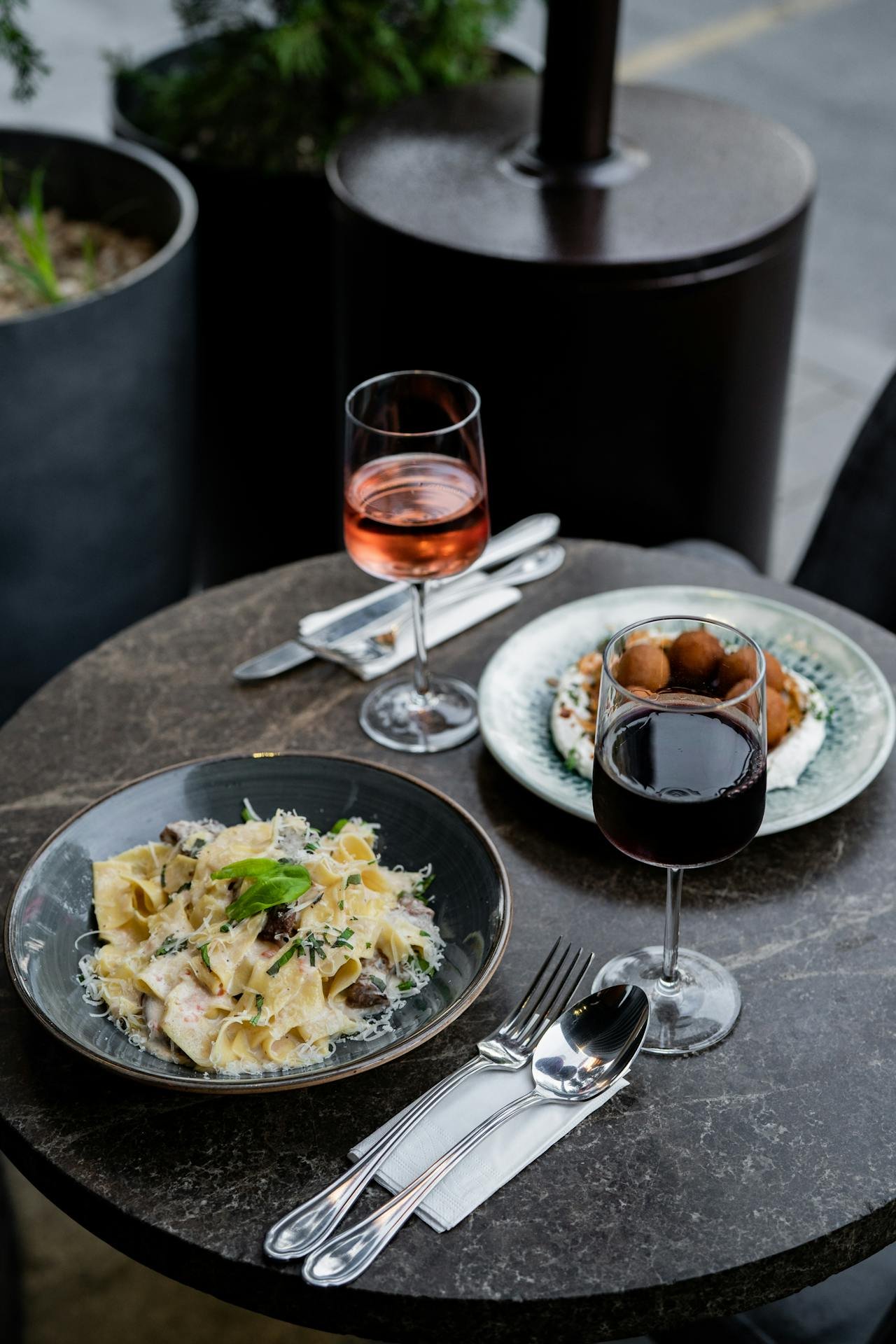 Wine selection at Delgado 112